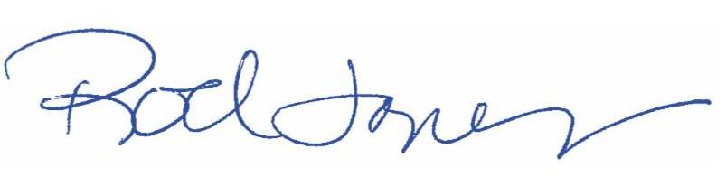 Signature of Goddard Riverside Executive Director Rod Jones