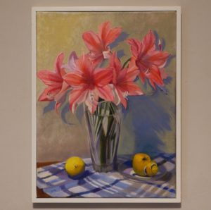 Amaryllis Bouquet with Lemons