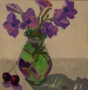 Petunias with Cherries