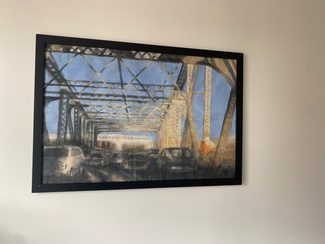 Framed Macomb’s Dam Bridge