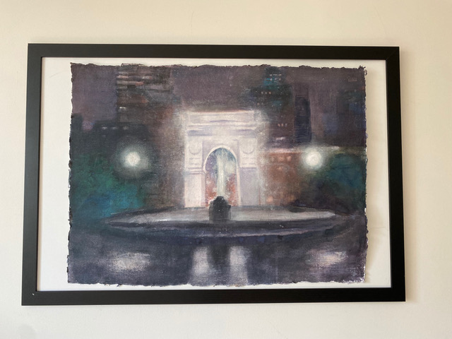 Washington Square Night View Aiko Cascio