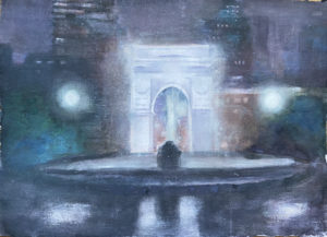 Washington Square Night View Aiko Cascio