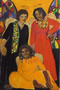 Painting of three women