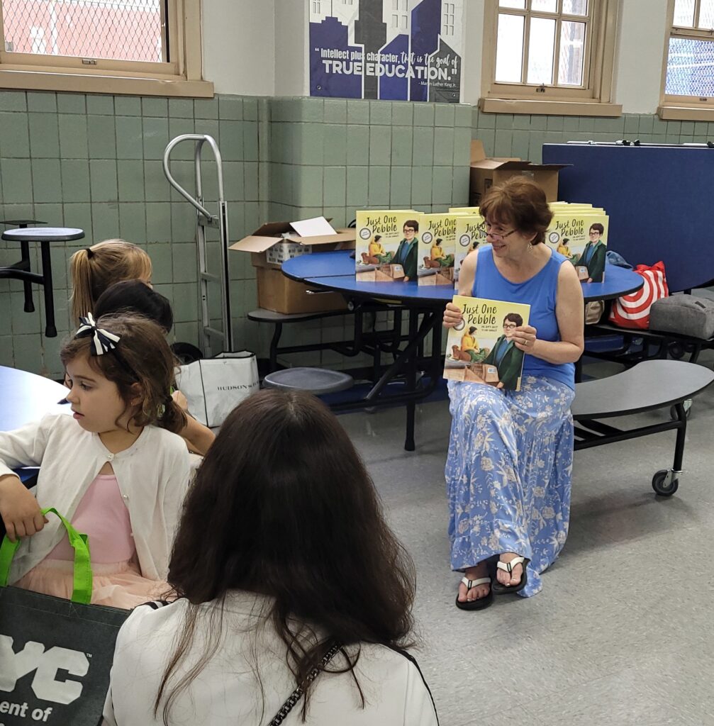 Dianna Wilson Sirkvsky reading her book to children