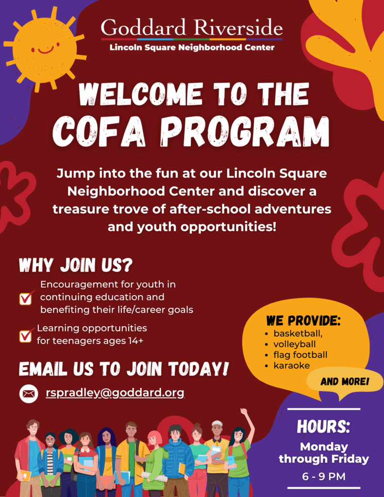 COFA Program Flyer. Explains why to join and provides contact information available on the webpage.