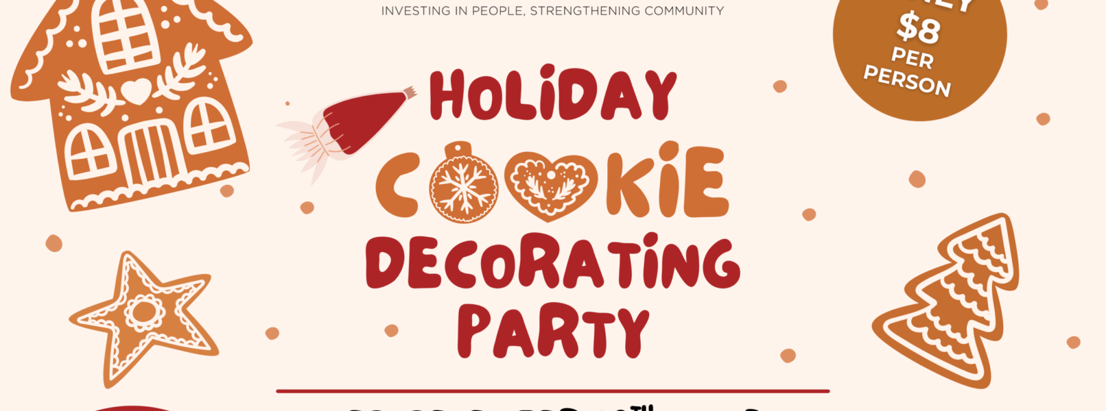Holiday Cookie Decorating Party Flyer Image